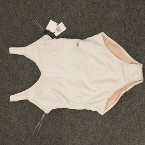 Calvin Klein White One Piece Swimsuit
